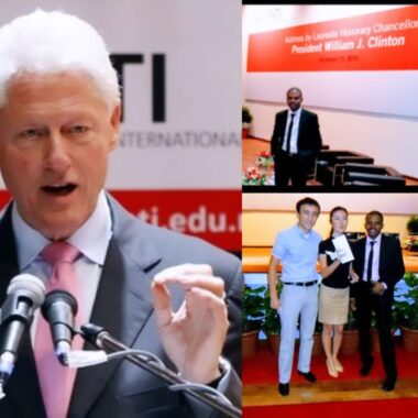 KBI attending an event by former President of United States, Bill Clinton